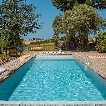 L'ecrin De La Cite, Grand Panorama, Vue Unique Sur Les Remparts De Вилла *