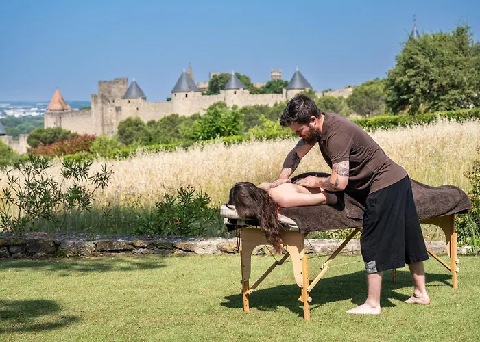 L'ecrin De La Cite, Grand Panorama, Vue Unique Sur Les Remparts De * Καρκασόν